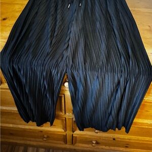 Black Pleated Pants
